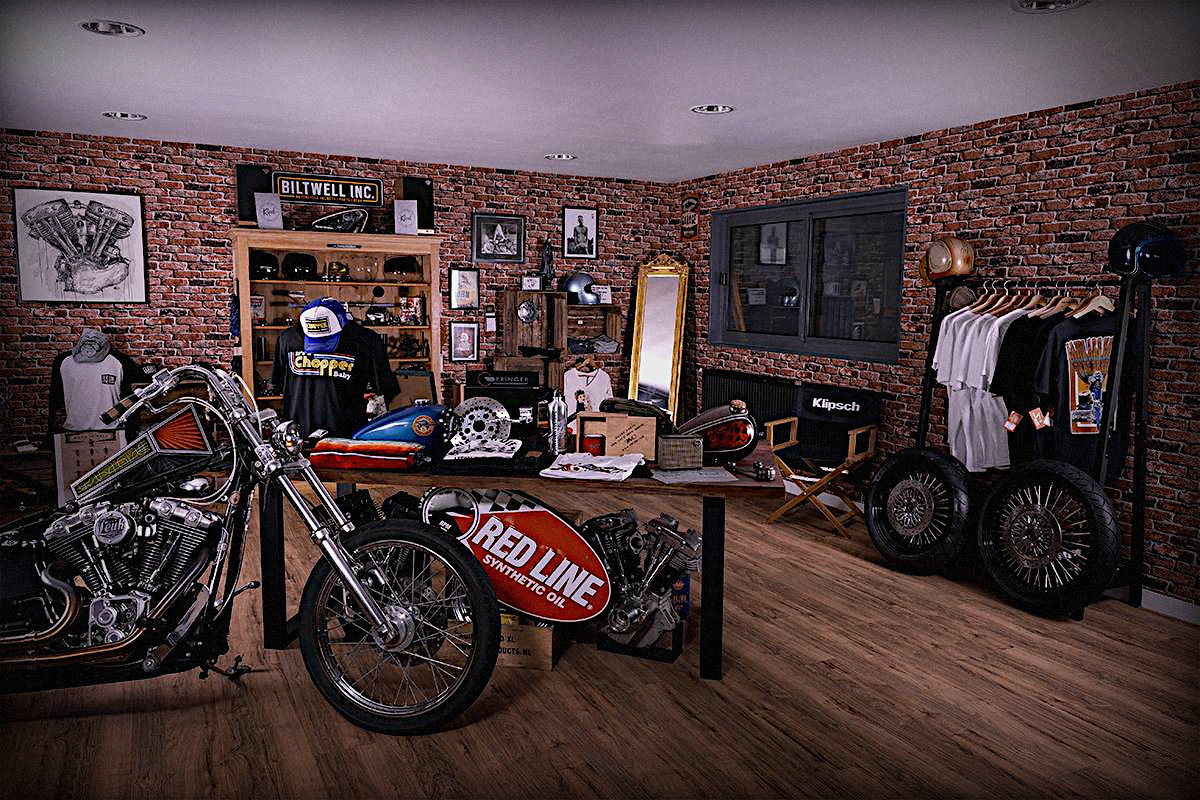 Leuk Motorcycle, un magasin pour les fans de Harley-Davidson.