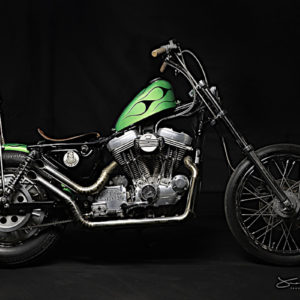 Sportst' & Early ; deux choppers Harley-Davidson sortis de chez Leuk Motorcycle.