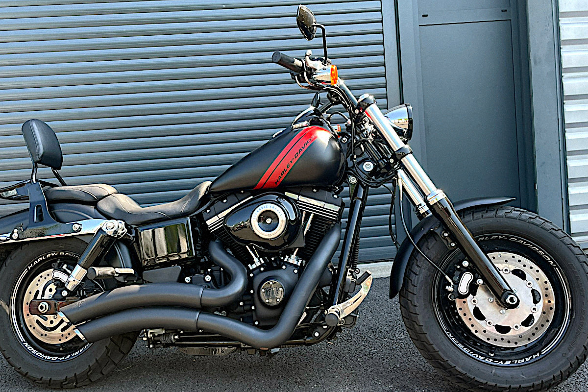 Une Harley-Davidson Dyna Fat Bob 2017, à vendre chez Leuk Motorcycle.